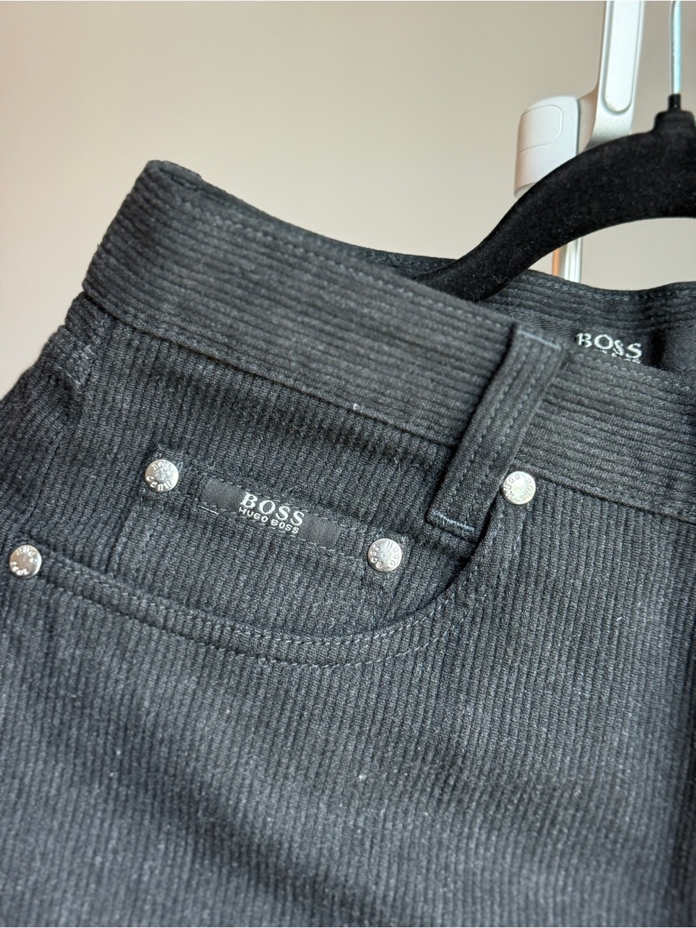 BOSS Hugo Boss Womens Black WideLeg Jeans Quiet Luxury Business Casual Girl Boss - Picture 6 of 6